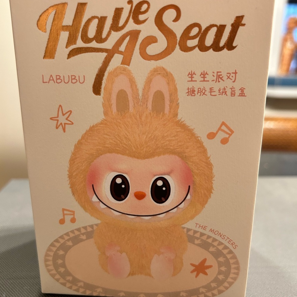 Pop Mart Have A Seat Vinyl Face Plush Toy